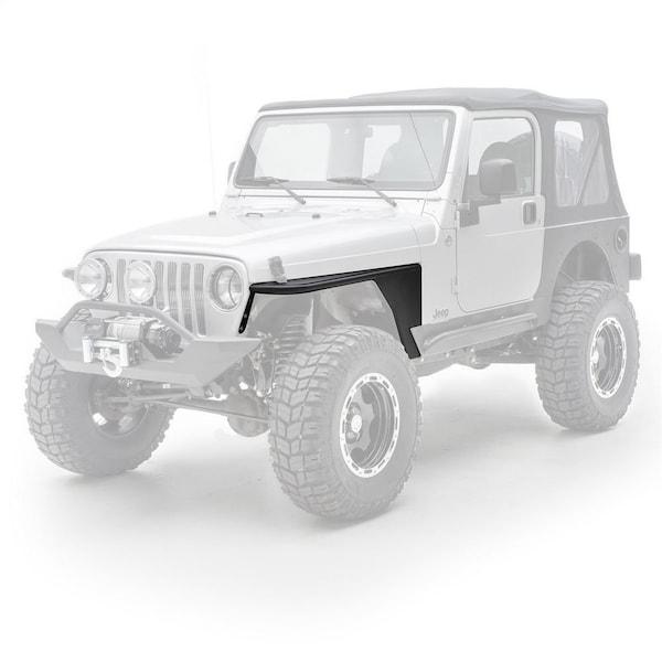 Smittybilt 9706 WRANGLER TJ/LJ 2DR XRC ARMOR FRONT TUBE FENDERS; BLACK TEXTURED 76872 - main
